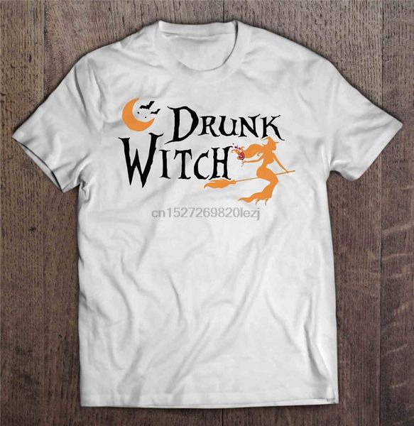 

drunk witch wine witch halloween men t-shirt s-3xl fashion classic style tee shirt