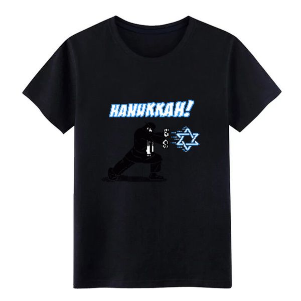 

men's hanukkah t shirt design short sleeve euro size s-3xl solid color interesting comfortable spring slim shirt