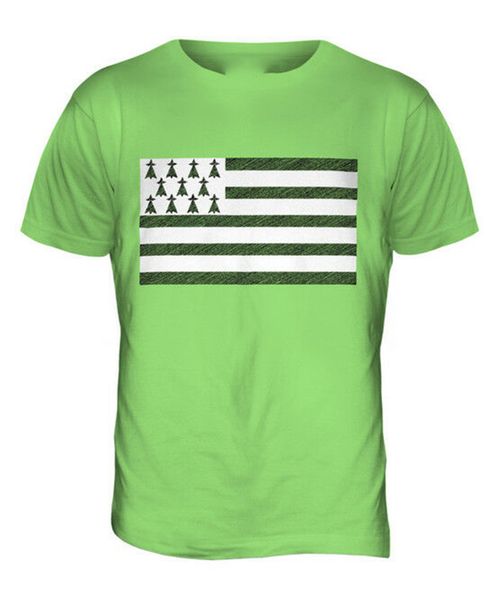 

brittany scribble flag mens t-shirt tee giftfootball shirt gift funny tee shirt