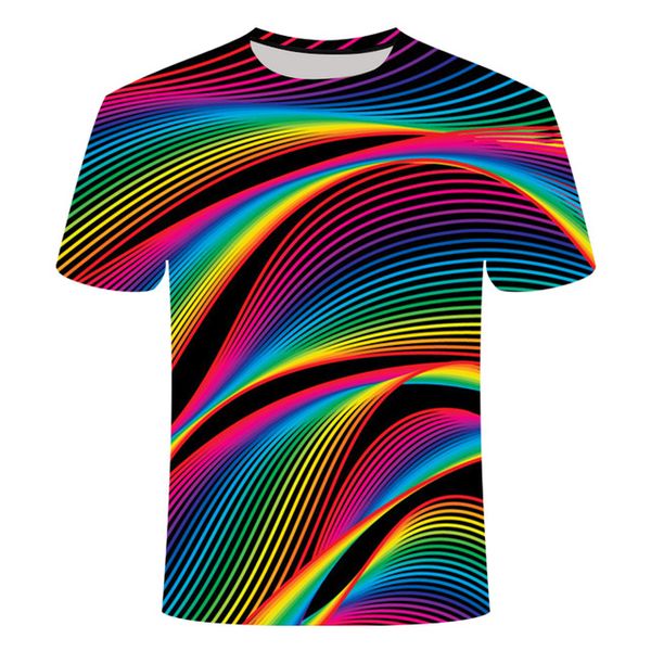 

hypnose heren kleurrijk grappig duizeligheid gothic heren zomer 3d print shirts harajuku kawaii humor men clothing