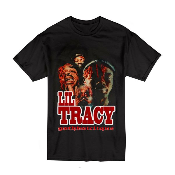 

lil tracy gbc gothboiclique t-shirt размер s-2xl черный цвет лета стиль tee shirt