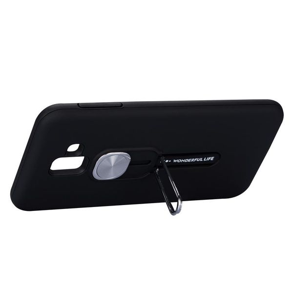 

dual layer shockproof case for samsung j6 prime silicone armor bumper rugged cover magnetic car holder case with kickstand