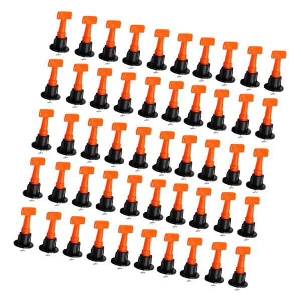 

50pcs flattening device leveler systems paving tile wear-resistance durable to use