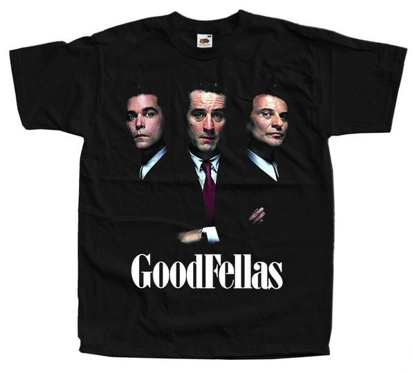 

goodfellas v1 movie poster robert de niro t shirt black all sizes s-5xl