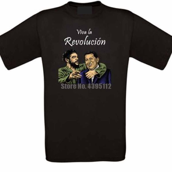 

hugo chavez guevara revolution cuba venezuela male horror shirt screw shirt men streetwear t-shirts likes t-shirts uxldnw