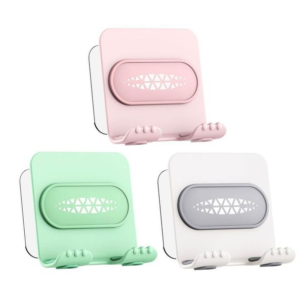 

universal plastic mobile phone holder stand wall charging bracket for bathroom toilet for samsung huawei