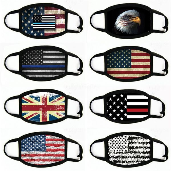 

маска для лица флага цифровых печатных партий cosplay masksdust теплой ветрозащитный хлопок маска # 264, Black