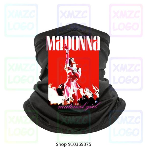 

scarves madonna "material girl" bandana. like a virgin 1984 80s vtg inspired headband scarf bandana neck warmer women men, Blue;gray