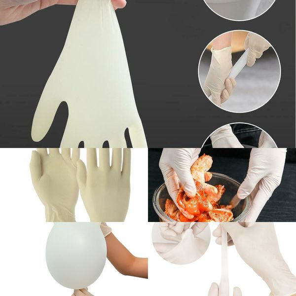 

50pcs universal gloves latex disposable kitchen /dishwasher/ /work/ rubbe /garden gloves high q mhme1