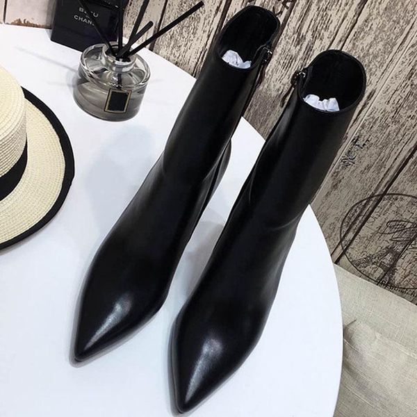 

fashion boots designer pointed toe strap with studs high heels patent leather sandals women strappy dress shoes high heel luxury shoes, Black