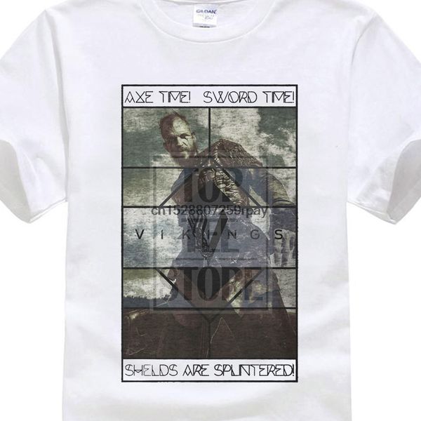 

funny vikings axe time t shirt sword time ragnar lothbrok floki new merch printed t shirt hipster men