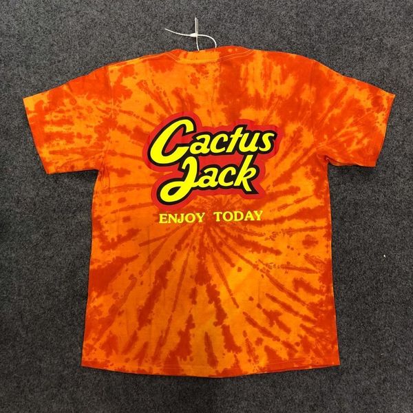 

Travis Scott AstroWorld Tour T-shirt Hip hop tie-dye cactus jack letter Top Tees men women kanye Travis Scott ASTROWORLD Tshirt Y200104