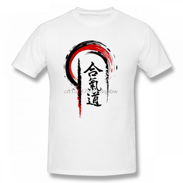 

martial arts aikido t shirt comfy mens t-shirts o-neck cotton plus size short sleeve custom t shirts for boys