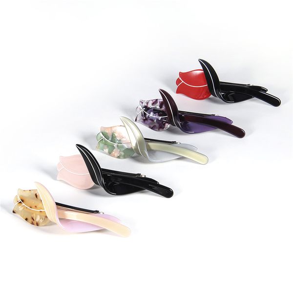 

hair clips & barrettes 2021 fashion acetate rose flower elegant floral for women girls accessories tiara, Golden;silver