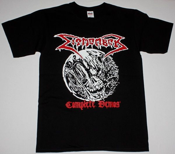 

dismember complete demos black t shirt death metal carnage entombed grave