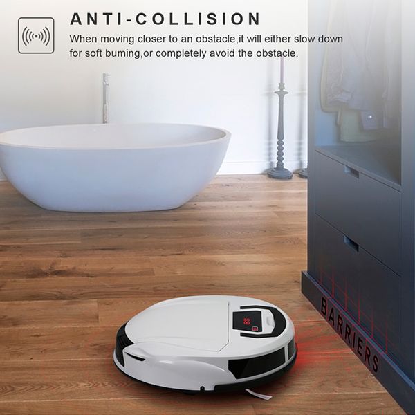 

cordless intelligent automatic robotic vacuum cleaner dust sweeper eu plug cleaner robot vacuum and so on