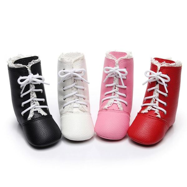 

infant newborn baby boys girls crib winter boots prewalker warm shoes