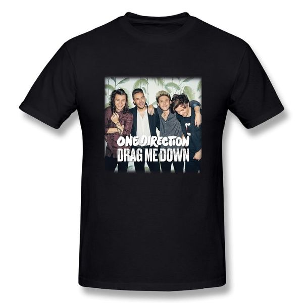 

edongquwe mens classic tee one direction drag me down black