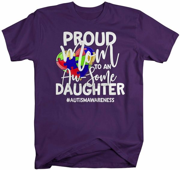 

мужского аутизм мама рубашка аутизм рубашка proud mom au-some дочь tee мама мать