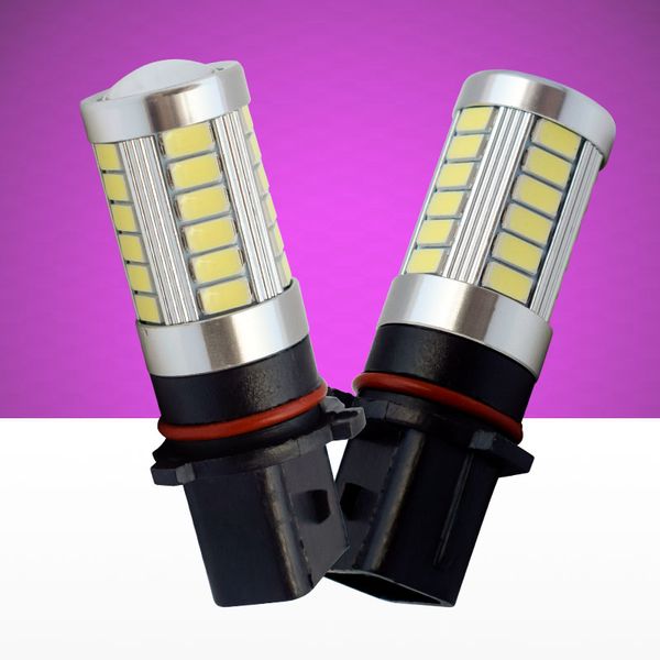

2pcs p13w sh23w super bright 33 led 5630 5730 smd lens projector aluminum case auto fog lamps car daytime running lights 12v