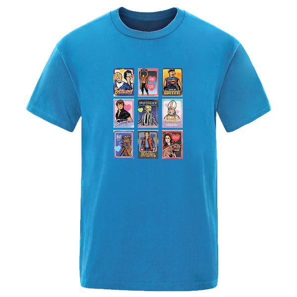 

funny stranger things printed men streetwear t-shirts 2020 summer harajuku fashion crew neck solid color 100% cotton shirt