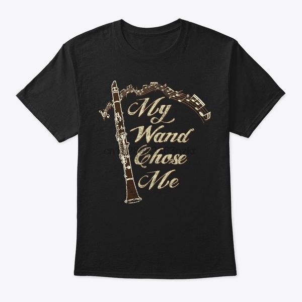 

men t shirt clarinet lover gift my wand chose me women t-shirt