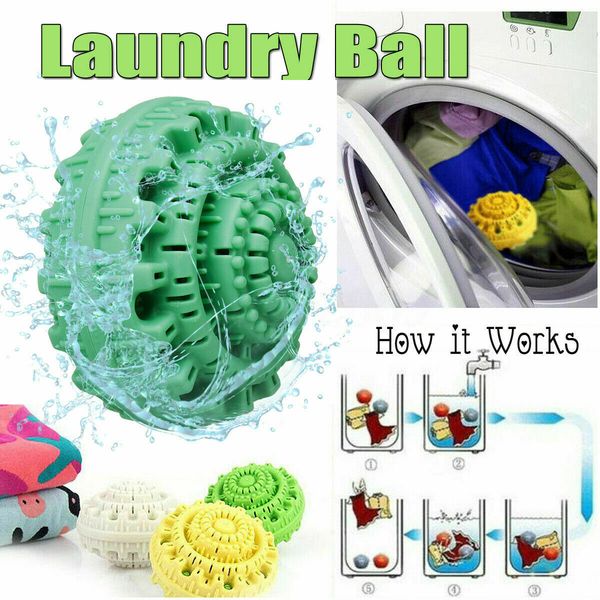 

eco magic natural laundry ball orb no detergent wash wizard for washing machine