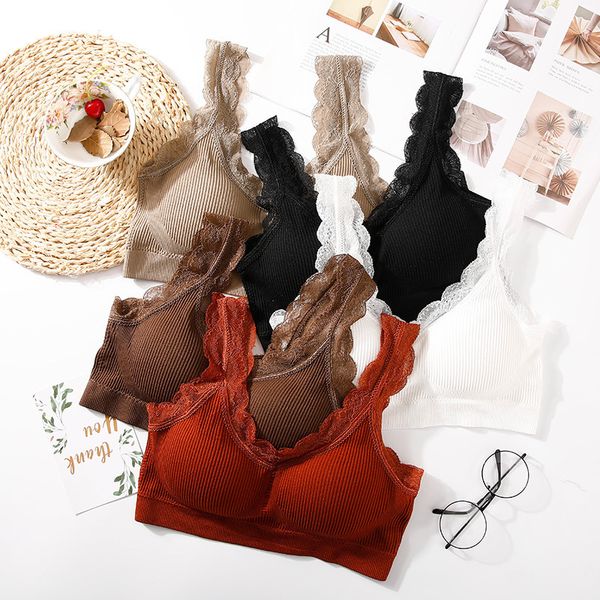 

women bras laces bra for women push up cotton sport bra lingerie sports female, White;black