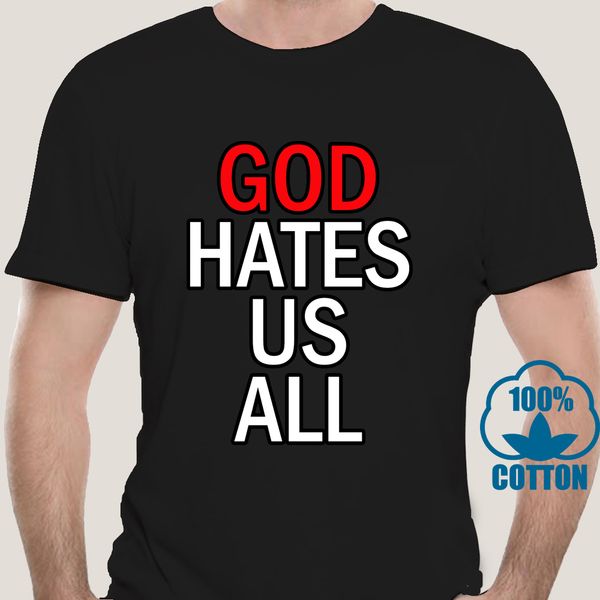 

3882a god hates us all t shirt californication inspired hank moody novel book tv show short sleeve tee shirt whole