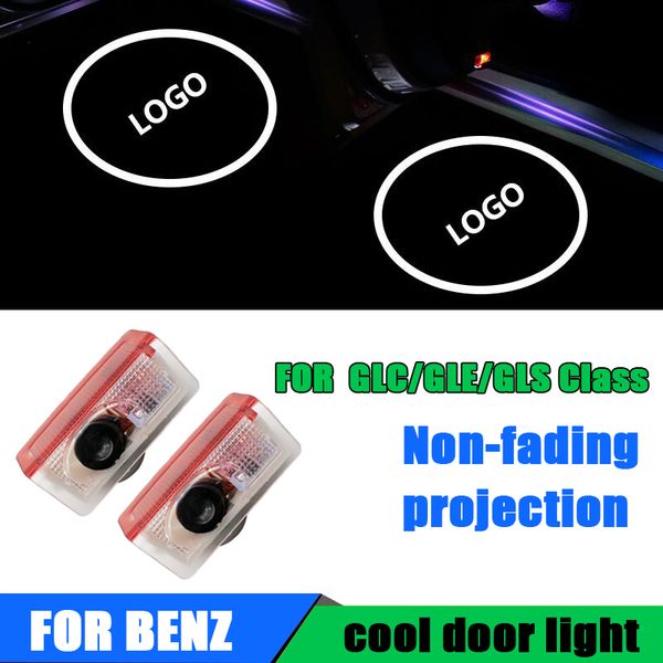 

2pc 12v led car door laser projector logo welcome shadow lamp for / gle gls glc