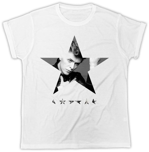 

дэвид боуи футболка blackstar альбом star music concert женщин людей unisex футболки хлопковые рубашки дешевые оптовые