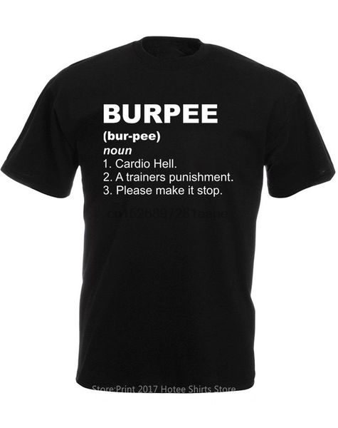 

make your own t shirt design men burpee definition design o-neck short sleeve t shirts
