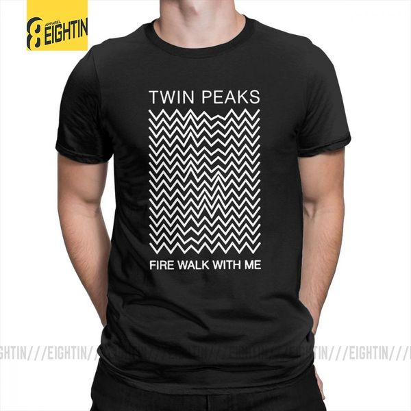 

twin peaks t-shirt for men fire walk with me short sleeve tee apparel vintage style mens t shirts pure cotton plus size simple