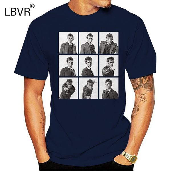 

men t shirt doctor who faces of tennant tenth funny t-shirt novelty tshirt women