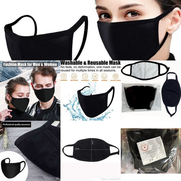 

лицо респираторов хлопка в рм2,5 stock! мода с дизайнерскими моющимся многоразовым тряпичными масками защиты от пыли защитной masks1