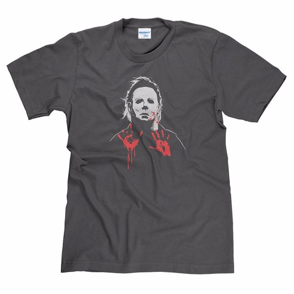 

2020 summer t shirt short sleeve cotton t shirts man clothing halloween scary horror movie fan parody men's design tee shirts