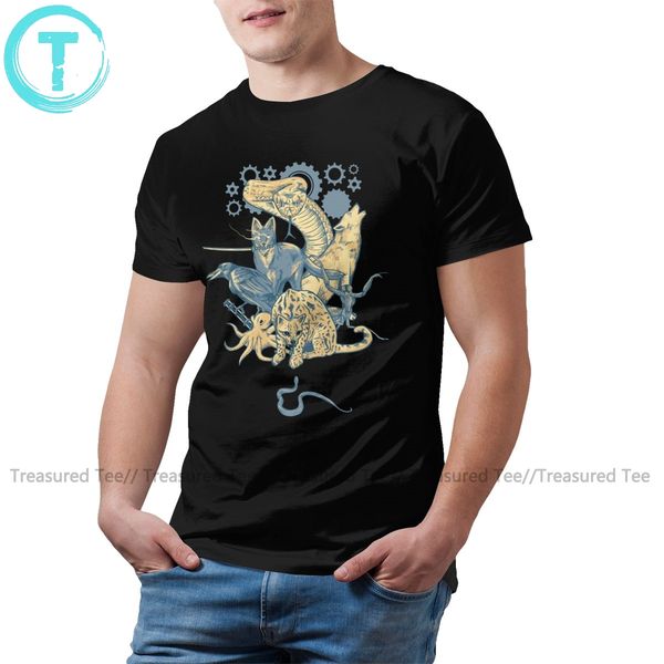 

snake t shirt shadow moses t-shirt short sleeve 100 cotton tee shirt casual male big size print cute tshirt