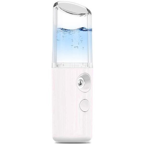 

humidifier steam face nano spray water meter portable cold spray face moisturizing humidification-white