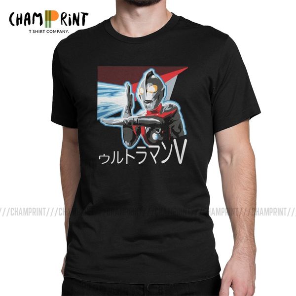 

men's ultraman japanese anime t shirt rider hero robot kaiju pure cotton clothing vintage crewneck tee shirt gift idea t-shirt