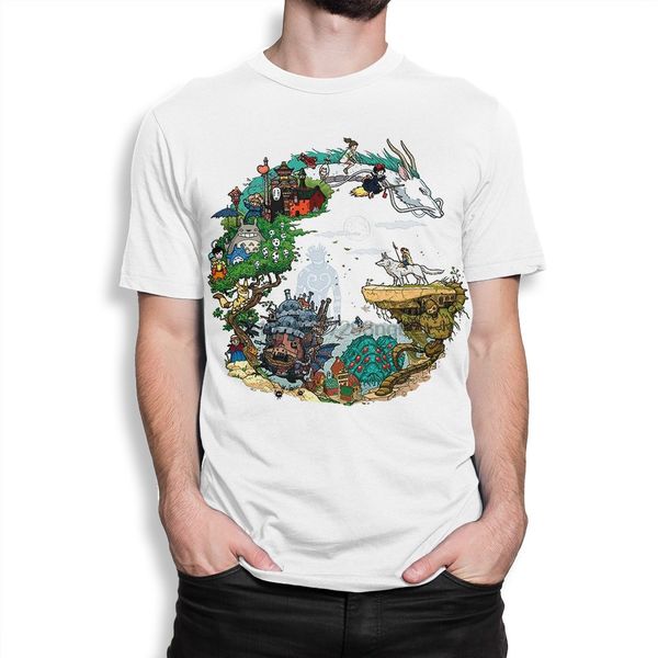 

studio ghibli anime art t-shirt men's women's(10