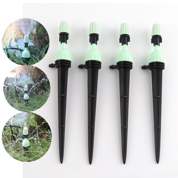 

watering equipments 10~50pcs 20cm garden drip irrigation sprinkler adjustable greenhouse vegetable ground nozzle gardening tool