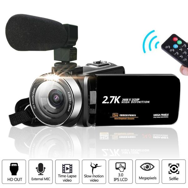 

digital video camera youtube vlogging camcorder, hd 1080p 30fps 30mp 16x digital zoom 3.0 inch ips lcd, dv cameras