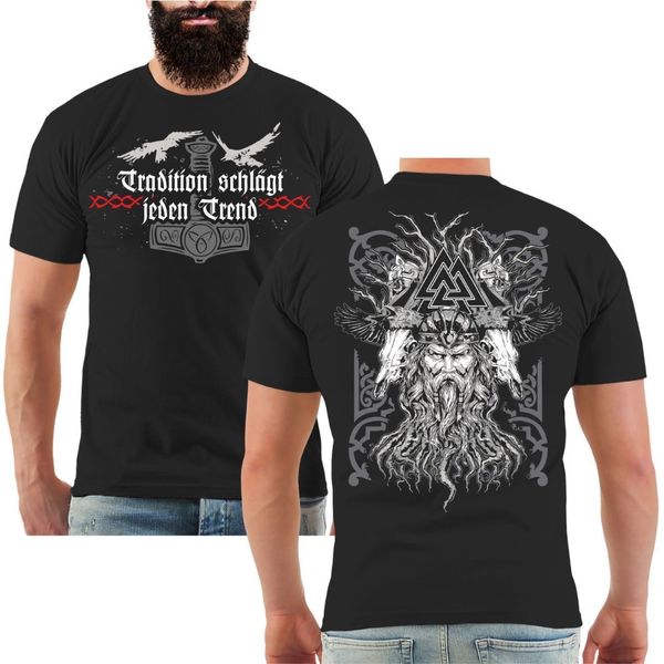 

t-shirt tradition the tree of life teutons germanic german runes vikings 2019 summer style t for man tee shirt