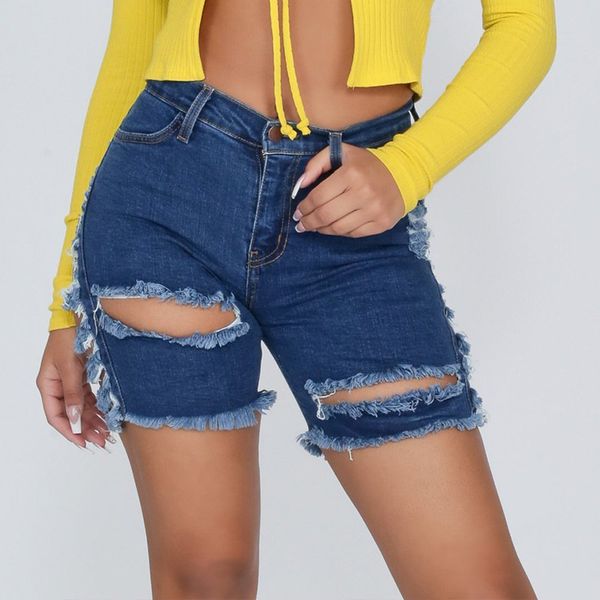 

women's jeans casual women shorts denim pants summer beach wear nightclub bar dance costumes blue