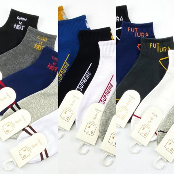 

2020 men's spring and summer combed cotton sweat-absorbent short tube low-shallow mouth boat sockscotton socks invisible boat socks spo, Black