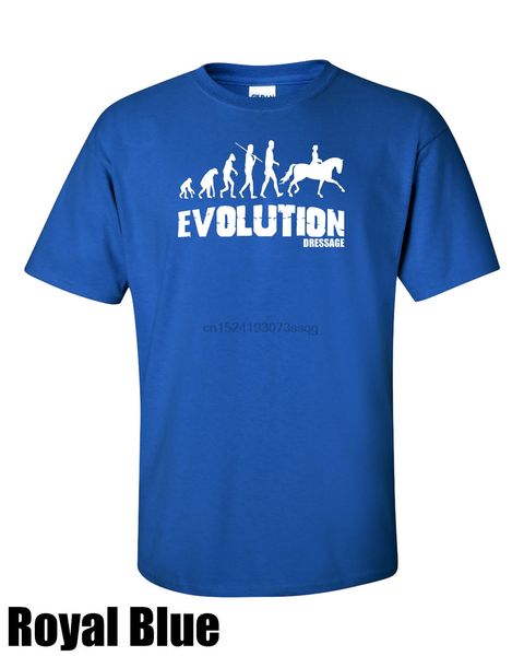 

dressage. evolution. premium flock printed t-shirt. cotton multi size color new t shirts funny tee new funny