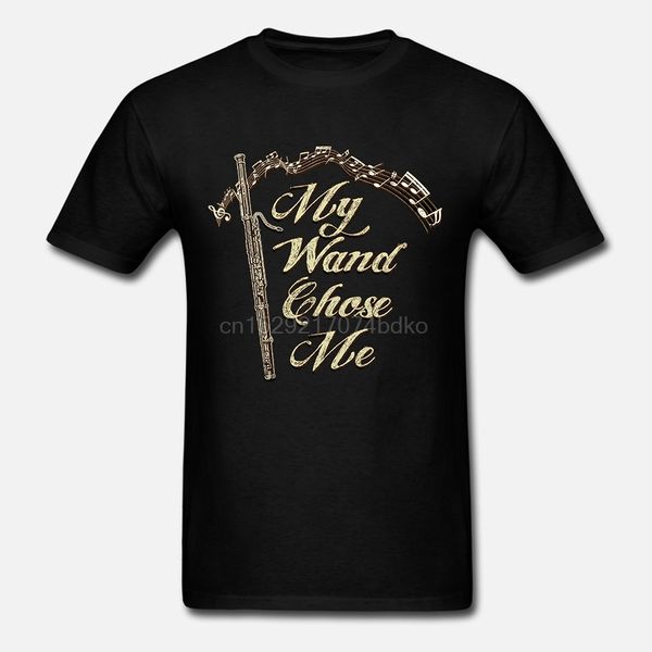 

men t shirt flute lover gift my wand chose me women t-shirt