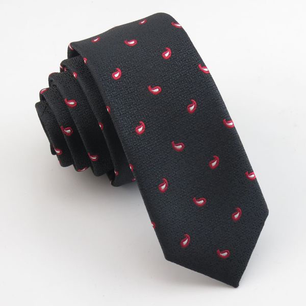 

neck ties black tie style boutique narrow flower red and white cashew flowers small lattice male ladies necktie, Blue;purple