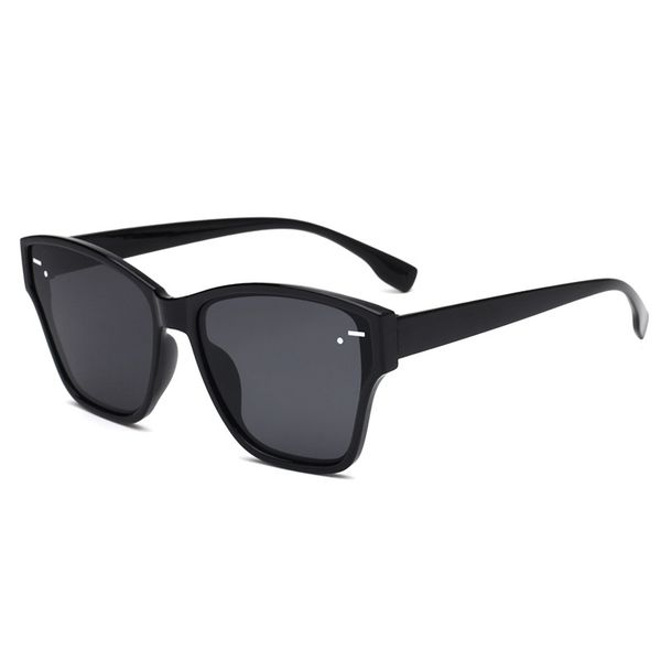 

sunglasses 2021 retro punk color film ladies anti-uv men's, White;black