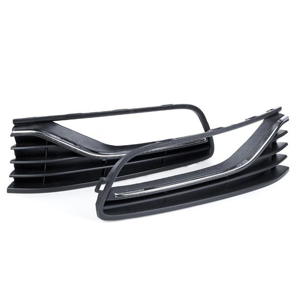

driver/passenger side front bumper fog light grille cover trim without hole for vw for polo 6r/6c 2014 2020 2020